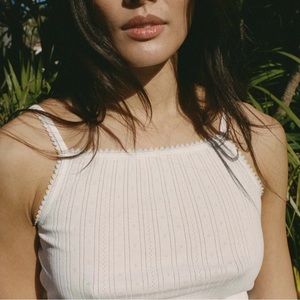 Dôen Angie Tank Salt Medium NWT